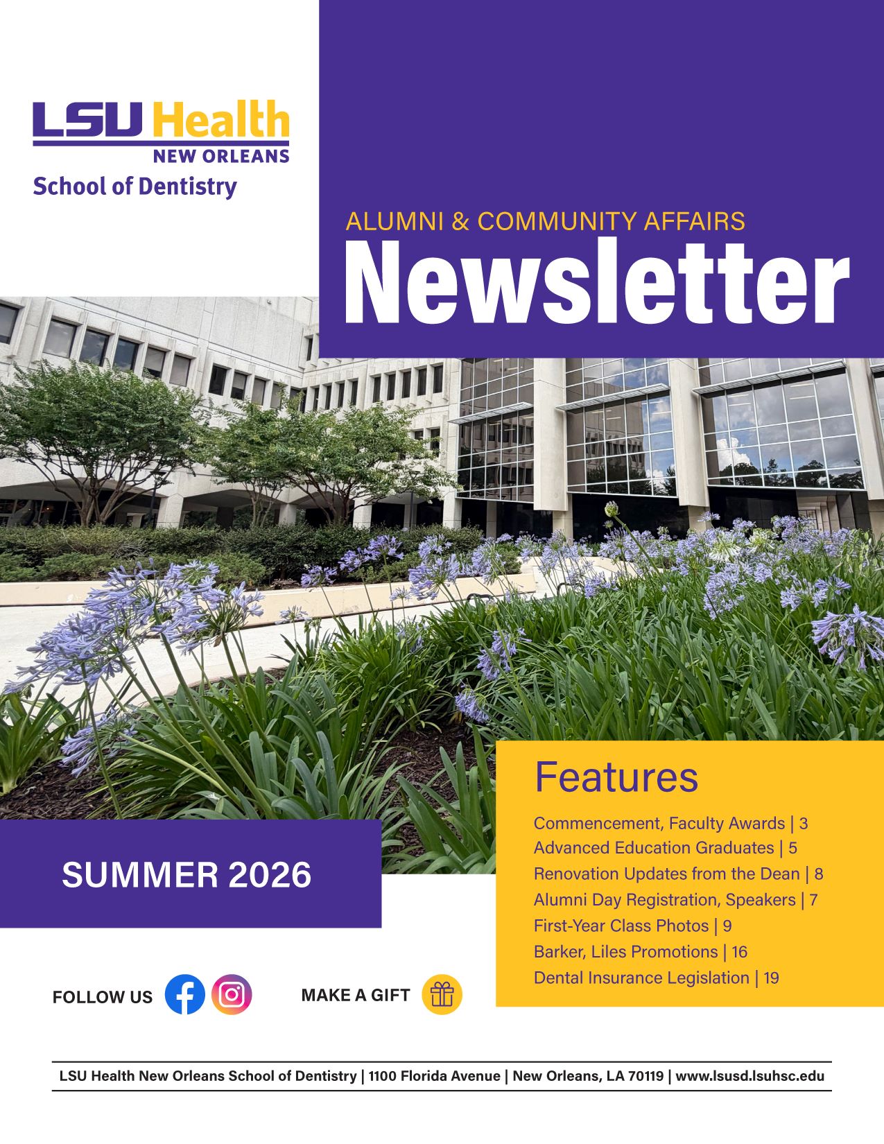 Summer 2026 Newsletter Cover
