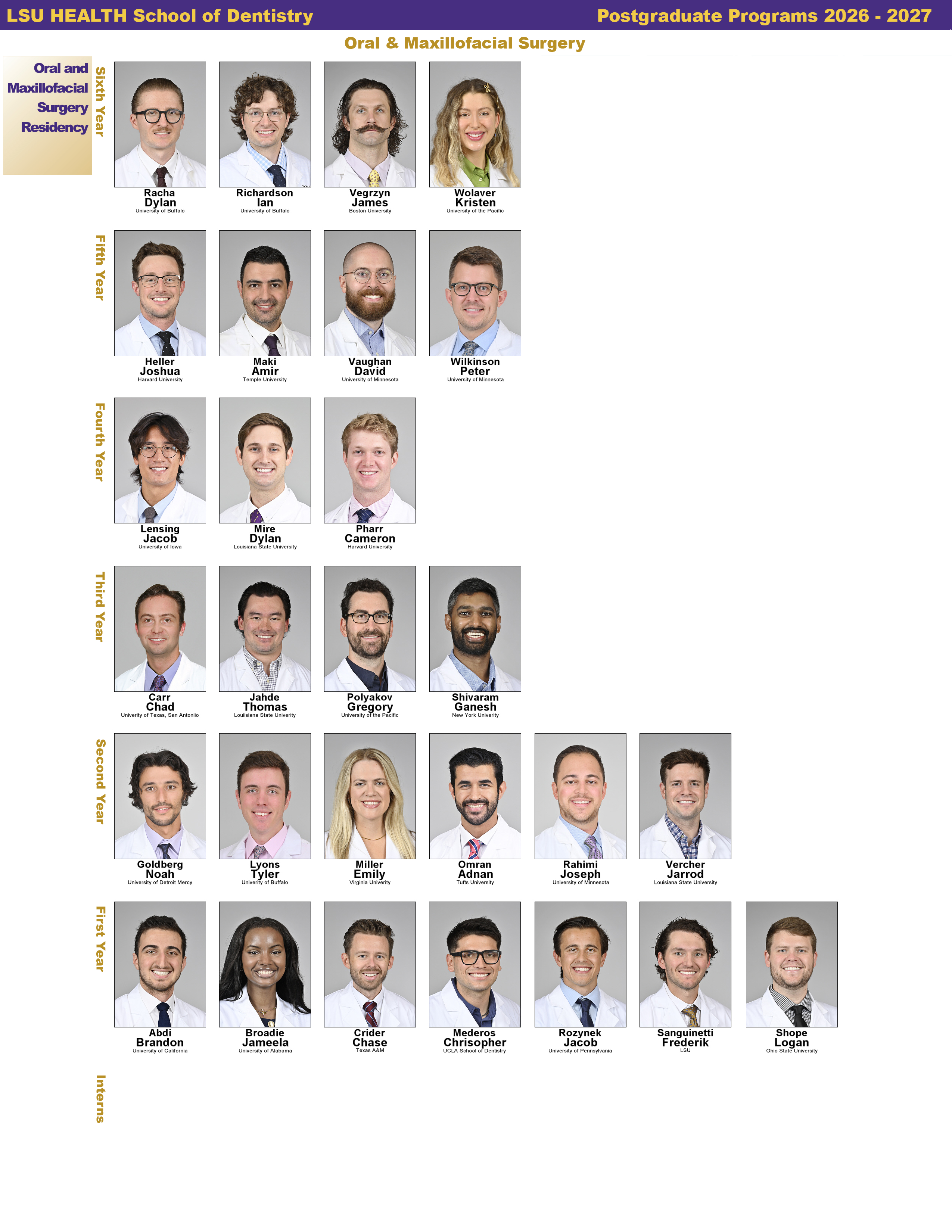 OMFS resident photos